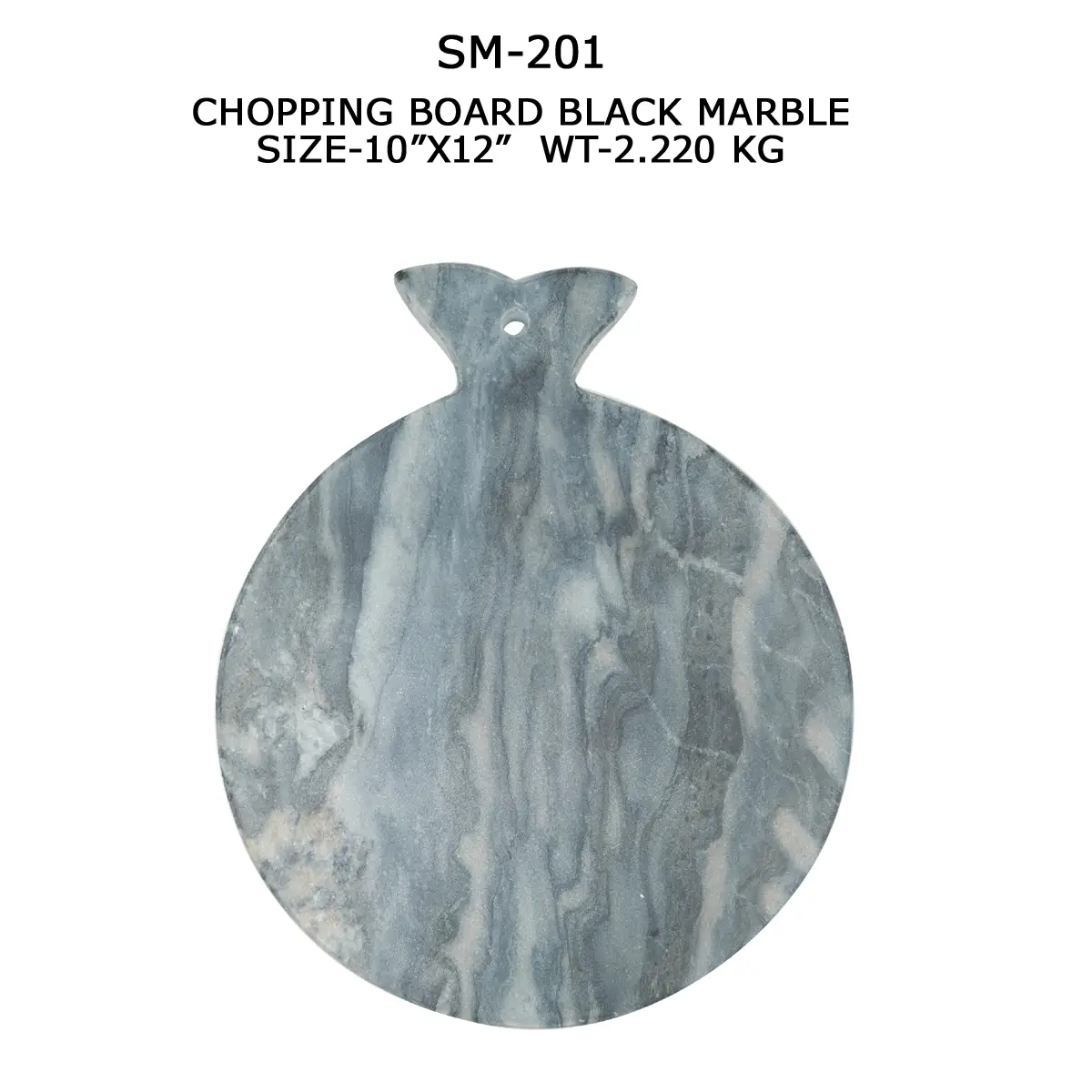 CHOPPING BOARD BLACK MARBLE